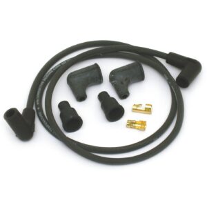 Dynatek Dynatek, univ. 7mm spark plug wire set, 90° plug boot. Black
