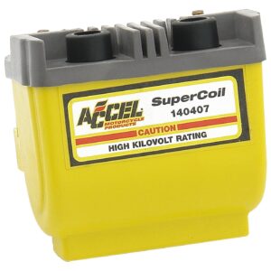Accel Accel, HEI Super coil 12V / 2.3 ohm. Yellow