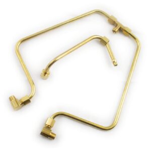 Paughco Paughco, 'Old STF' dual rocker box oil lines. Brass