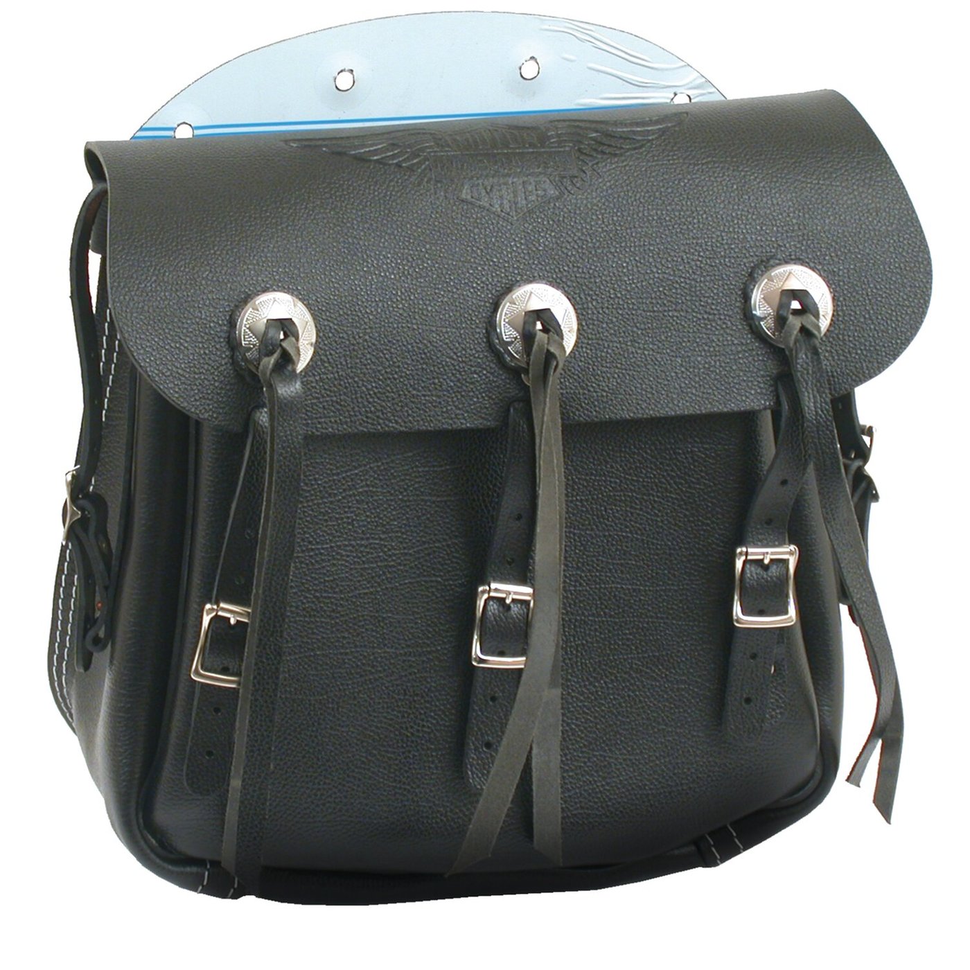 Samwel 36-43 style leather saddlebag. Brown