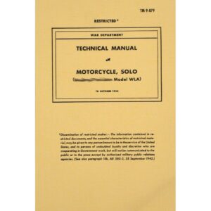 Samwel Service manual, war dep. WLA solo
