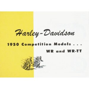 Samwel Specification folder 1950 WR, WR-TT
