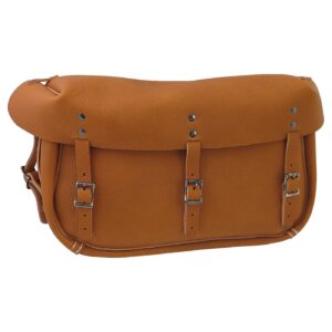 Samwel 1942 XA leather saddlebag set. Brown