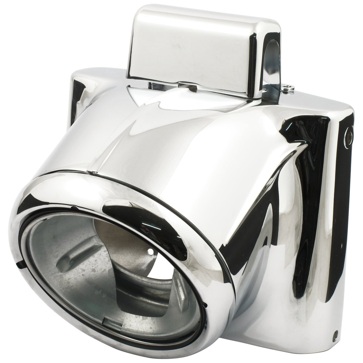 MCS 7" headlamp housing kit. Chrome