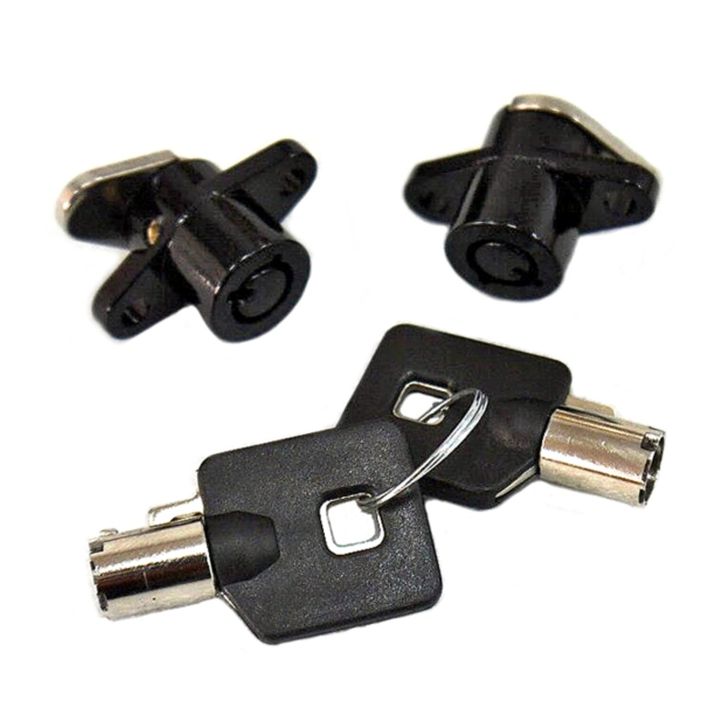 MCS Lock set, saddlebags. Black