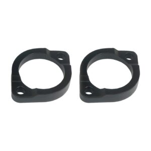 MCS Flange, exhaust pipe 04-17 thick style. Black