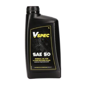 Vspec Vspec, SAE 50 (Mineral) motor oil. 1 liter bottle.
