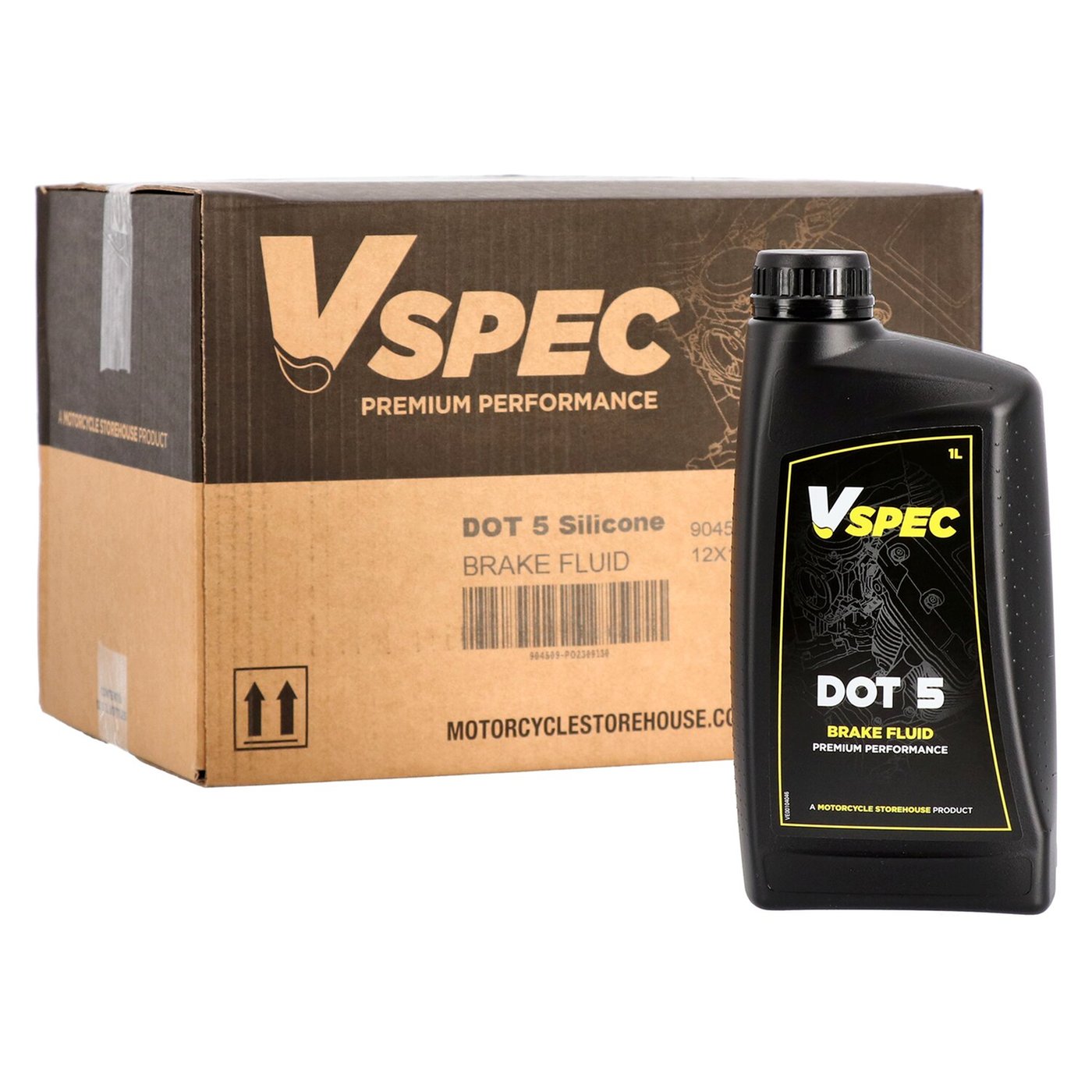 Vspec Vspec, Brake fluid DOT 5 Silicone. 1 liter. - Image 2