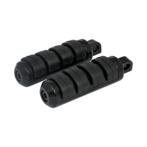 MCS Comfort foot pegs. Small diameter. Black