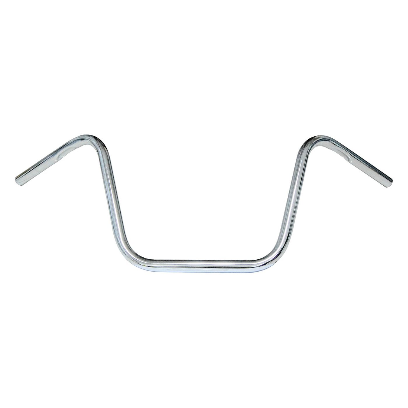 MCS Apehanger handlebar, 12" rise, 1" chrome
