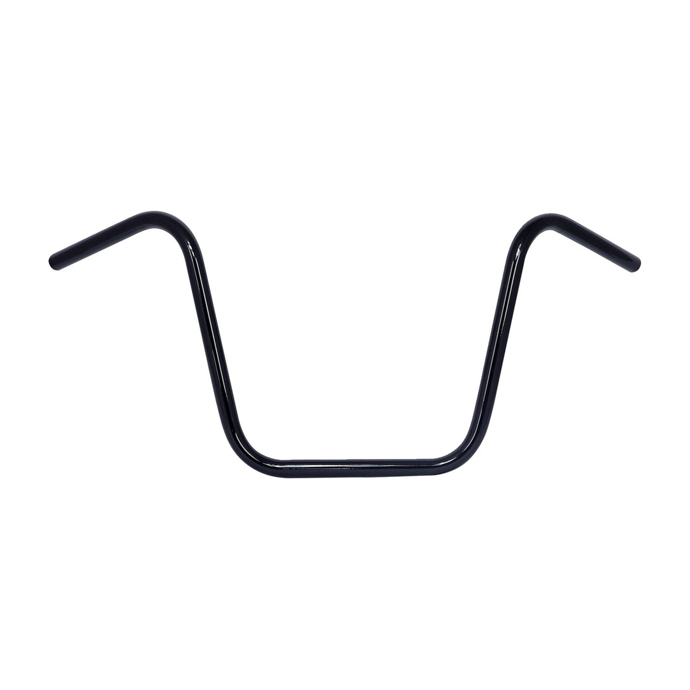 MCS Apehanger handlebar, 14" rise, 1" black