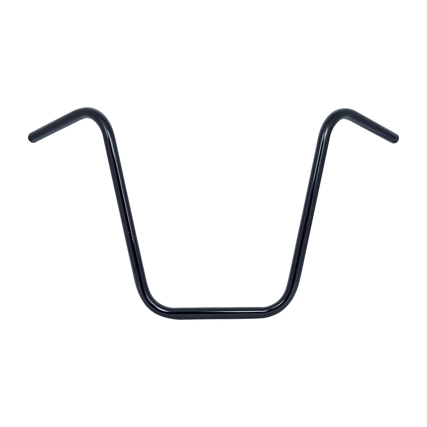MCS Apehanger handlebar, 18" rise, 1" black