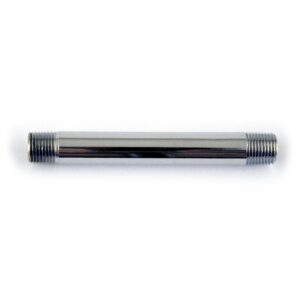 Gardner-Westcott Oil gauge fitting, 3" extension pipe, 1/8" NPT . Chrome