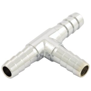 Gardner-Westcott Oil hose tee 3-way. 3/8". Chrome