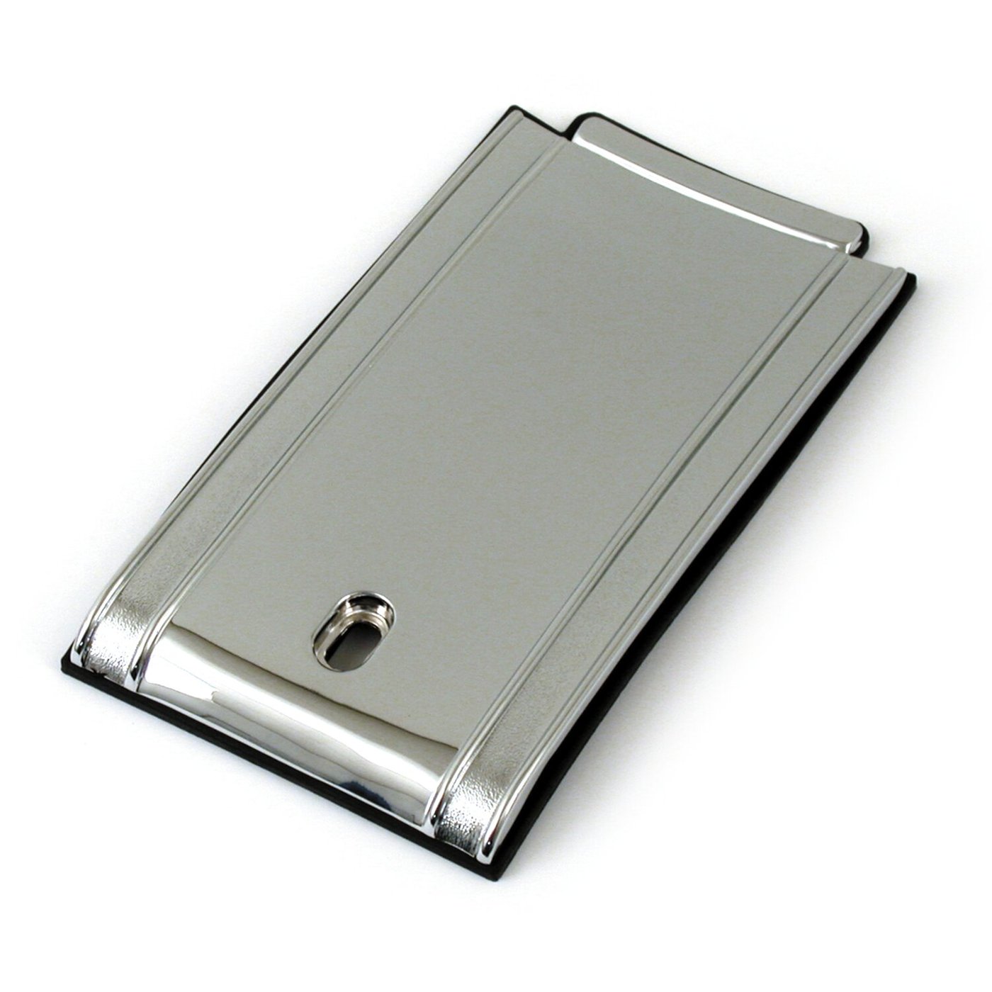 MCS Evo Softail die-cast dash panel. Chrome