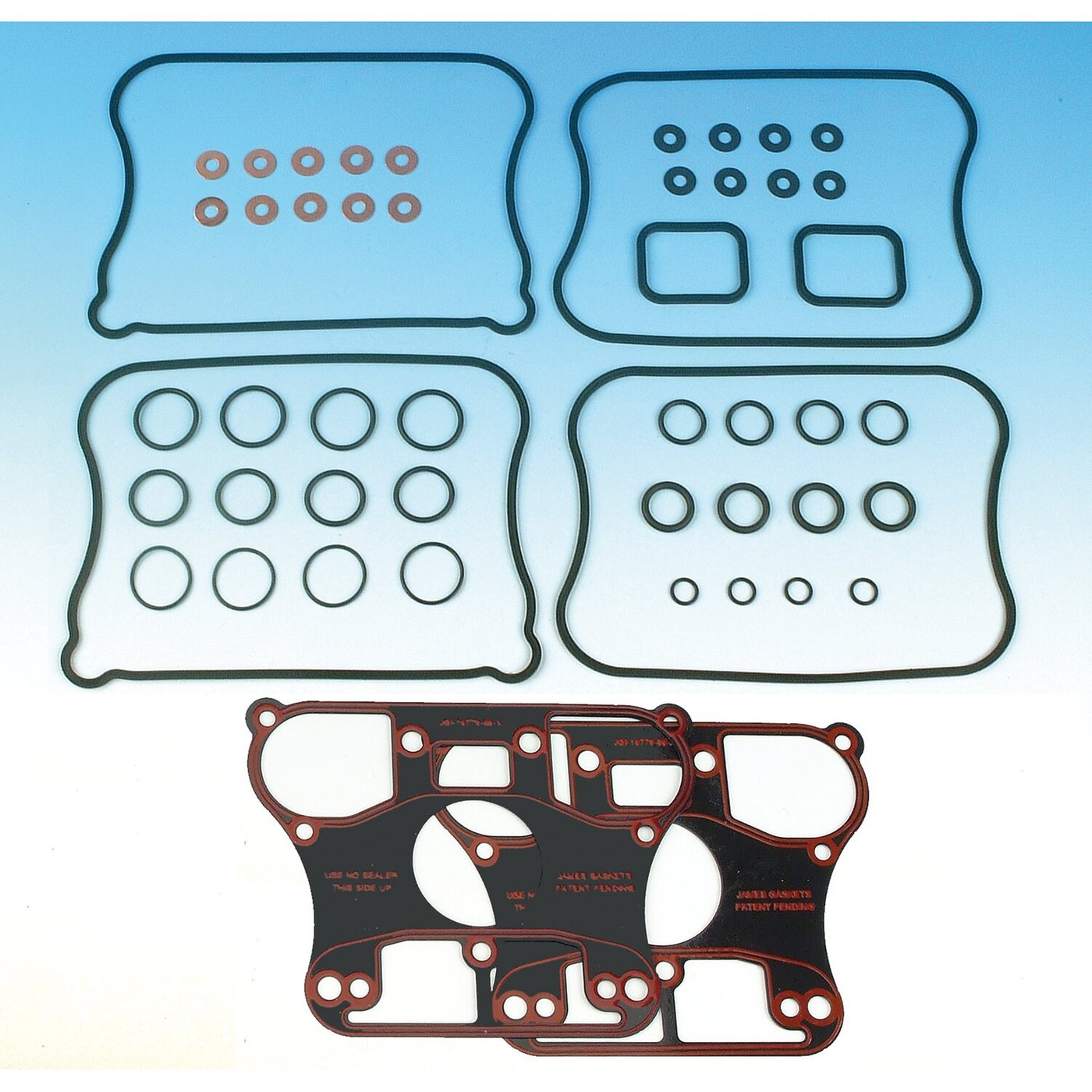 James Gaskets James, rocker cover gasket kit. Evo XL
