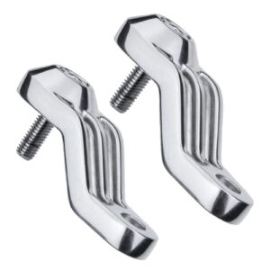 Motone Motone, ribbed Triline turn signal brackets. Polished