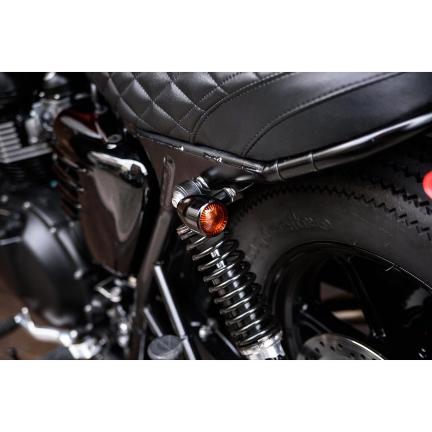 Motone Motone, turn signal brackets, top shock mount. Black - Image 2