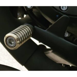 Motone Motone, shifter end peg ribbed. Brass