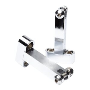 Vity's Design Vity's Design, passenger floorboard mount brackets. Chrome