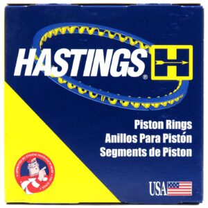 Hastings Hastings, 3-7/16" bore chr/moly piston ring set. +.010"