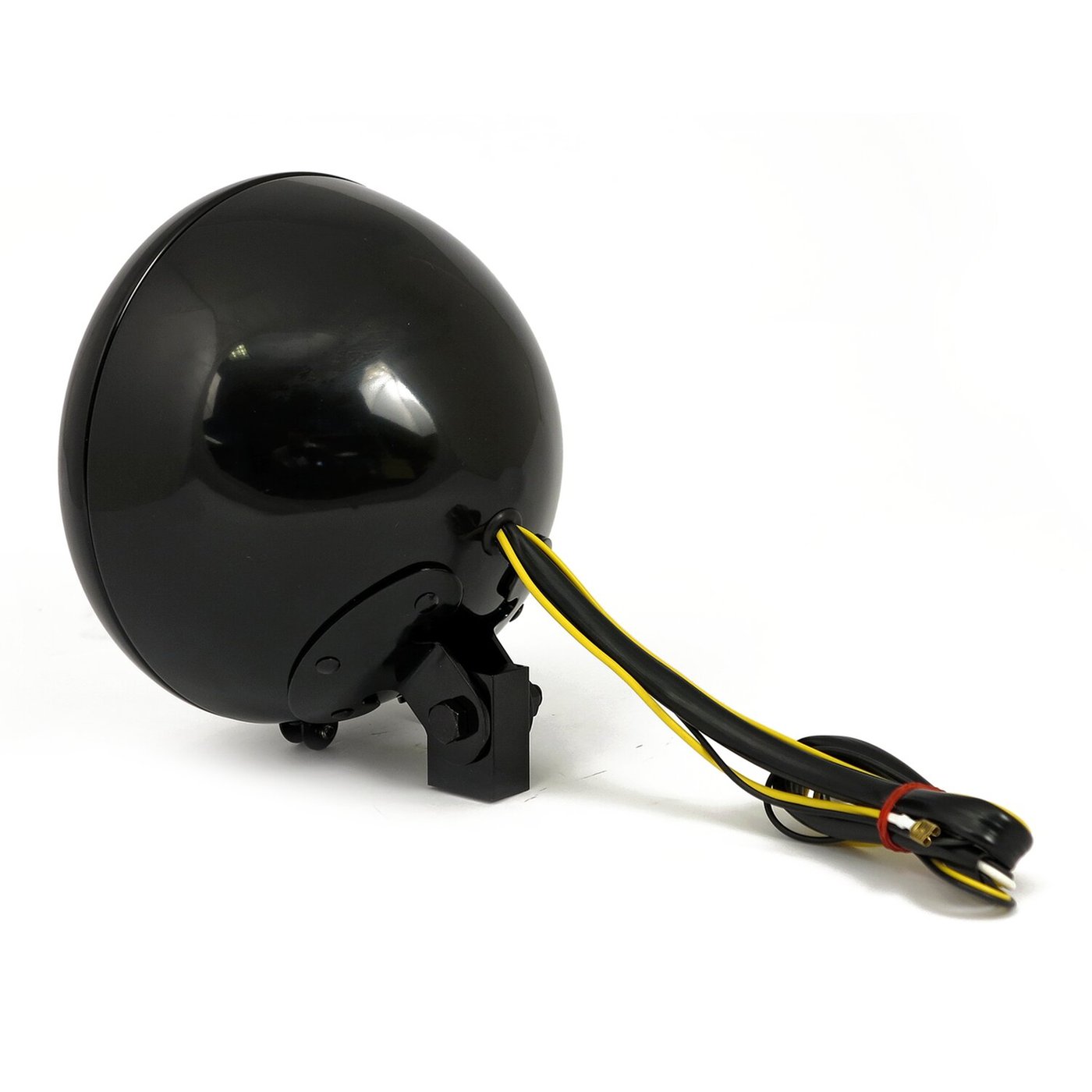 MCS 7" H4 headlamp for FL models. Black - Image 2