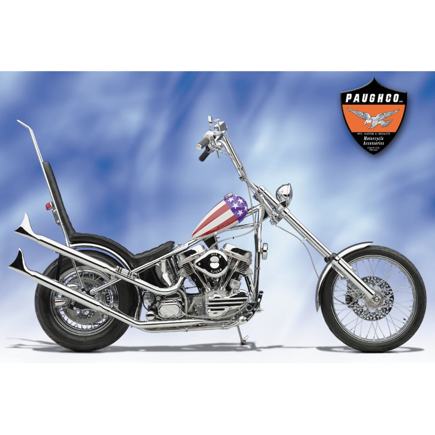 Paughco Paughco, Universal Fishtail muffler. 28" long. Left
