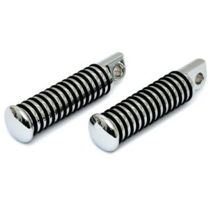 MCS Sundance O-ring foot pegs. Small diameter. H-D male mount