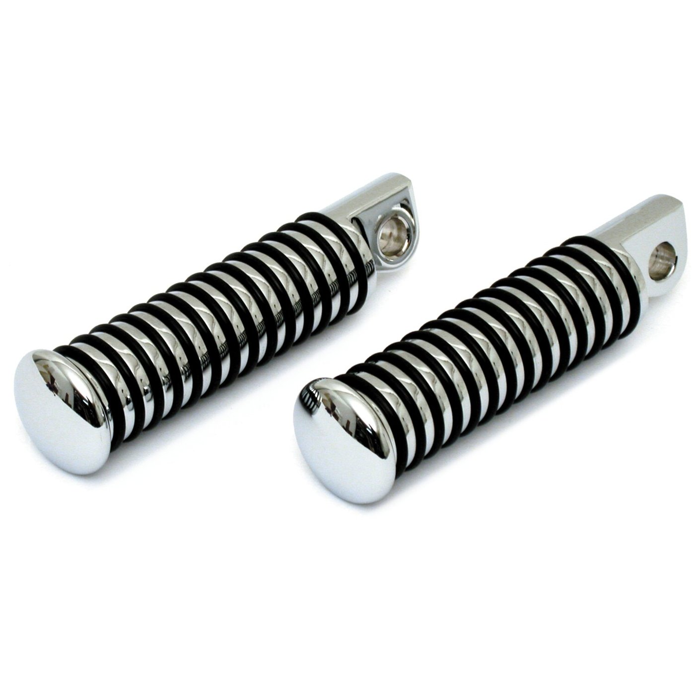 MCS Sundance O-ring foot pegs. Small diameter. H-D male mount