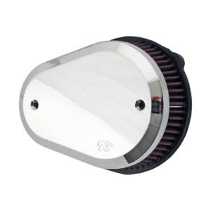 K&N K&N street metal high-flow air intake Flare, chrome