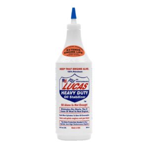 Lucas Oil Lucas, heavy duty oil stabilizer. Mineral, 1 Quart