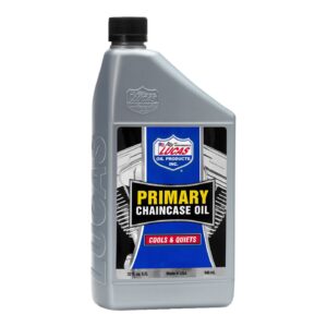 Lucas Oil Lucas, primary chaincase oil. Mineral