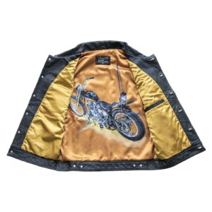 13 and a half company 13 1/2 Blood Moon leather vest black