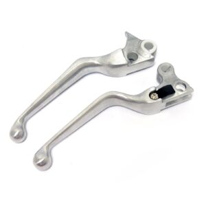 MCS Handlebar lever set, polished