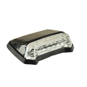 MCS Nitro, mini fender LED taillight. Black. Clear lens