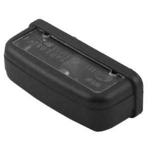 MCS License plate light stockk, black. ECE appr.