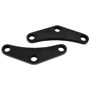 MCS XL Sportster turn signal mount brackets. Front. Black