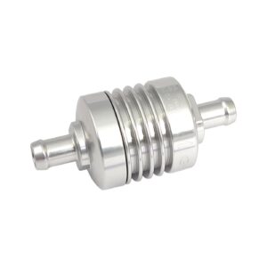 Golan Products Golan mini fuel filter 1/4" (6 mm). Clear anodized