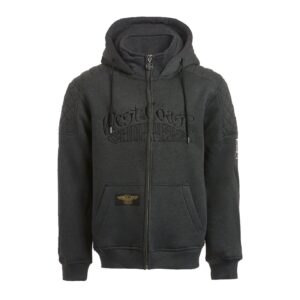 West Coast Choppers WCC Choppers Por Vida zip hoodie grey
