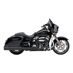 Cobra Cobra, Powrflo 4-1/2" slip on mufflers. Black