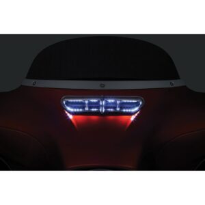 Kuryakyn Kuryakyn, LED fairing vent accent. Chrome