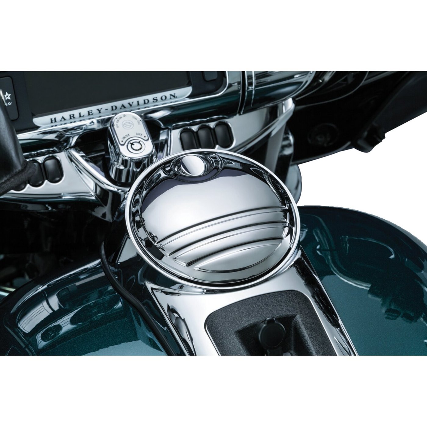 Kuryakyn Kuryakyn, Tri-line fuel door - Image 2