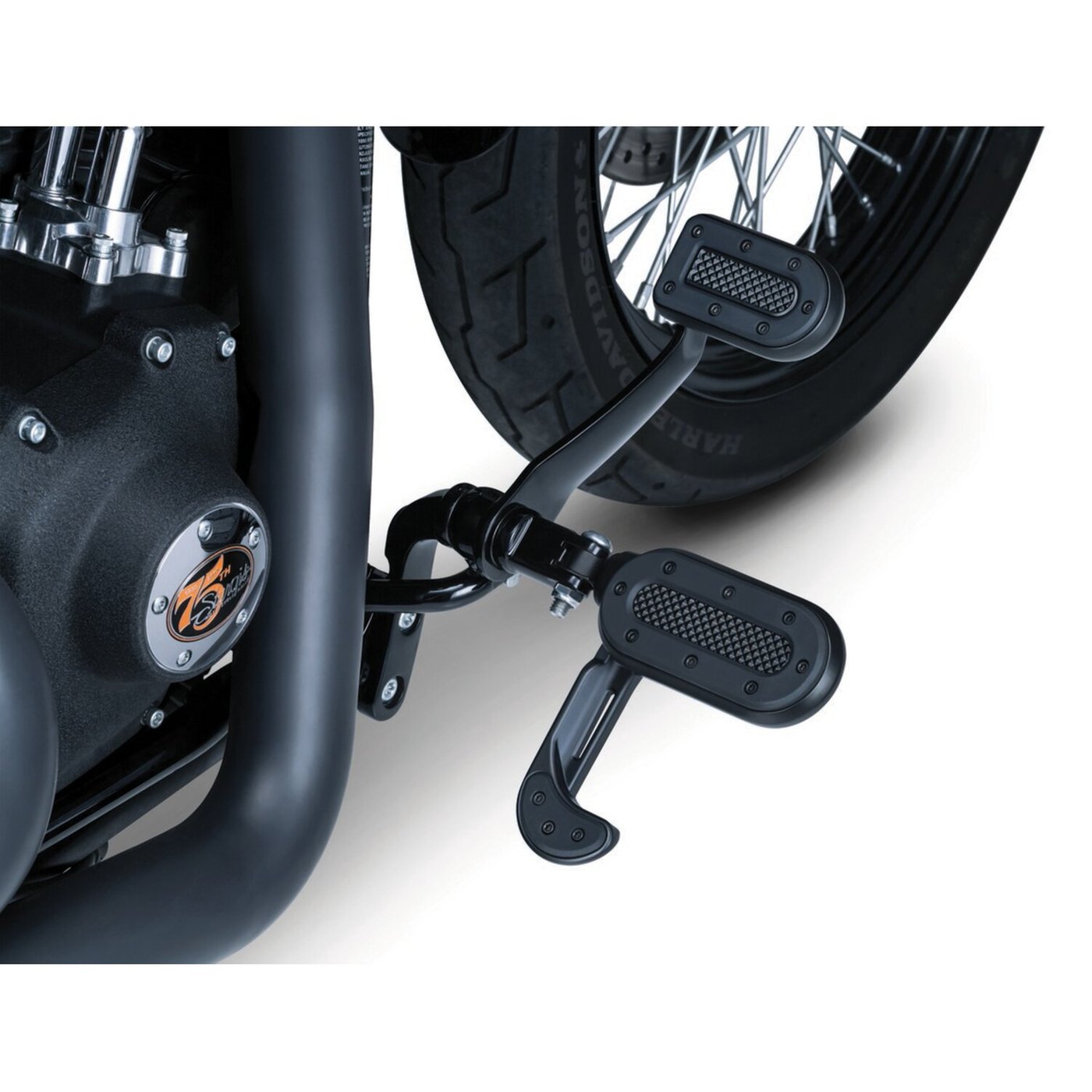 Kuryakyn Kuryakyn, Heavy industry brake pedal pad. Satin black - Image 2