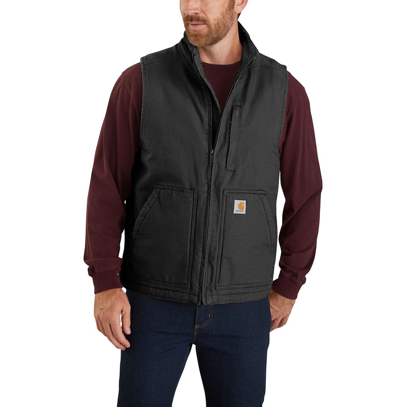 Carhartt Carhartt Sherpa lined vest black - Image 2
