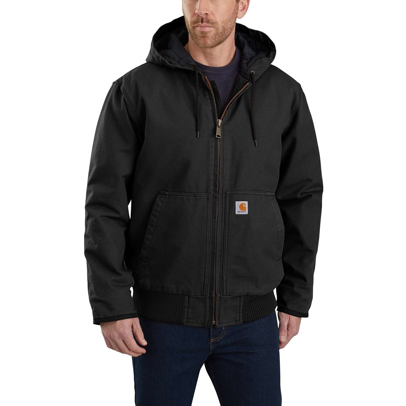 Carhartt Carhartt Washed insulated jacket black - Image 2