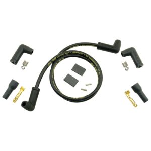 Accel Accel, universal 8.8mm spark plug wire set. Black
