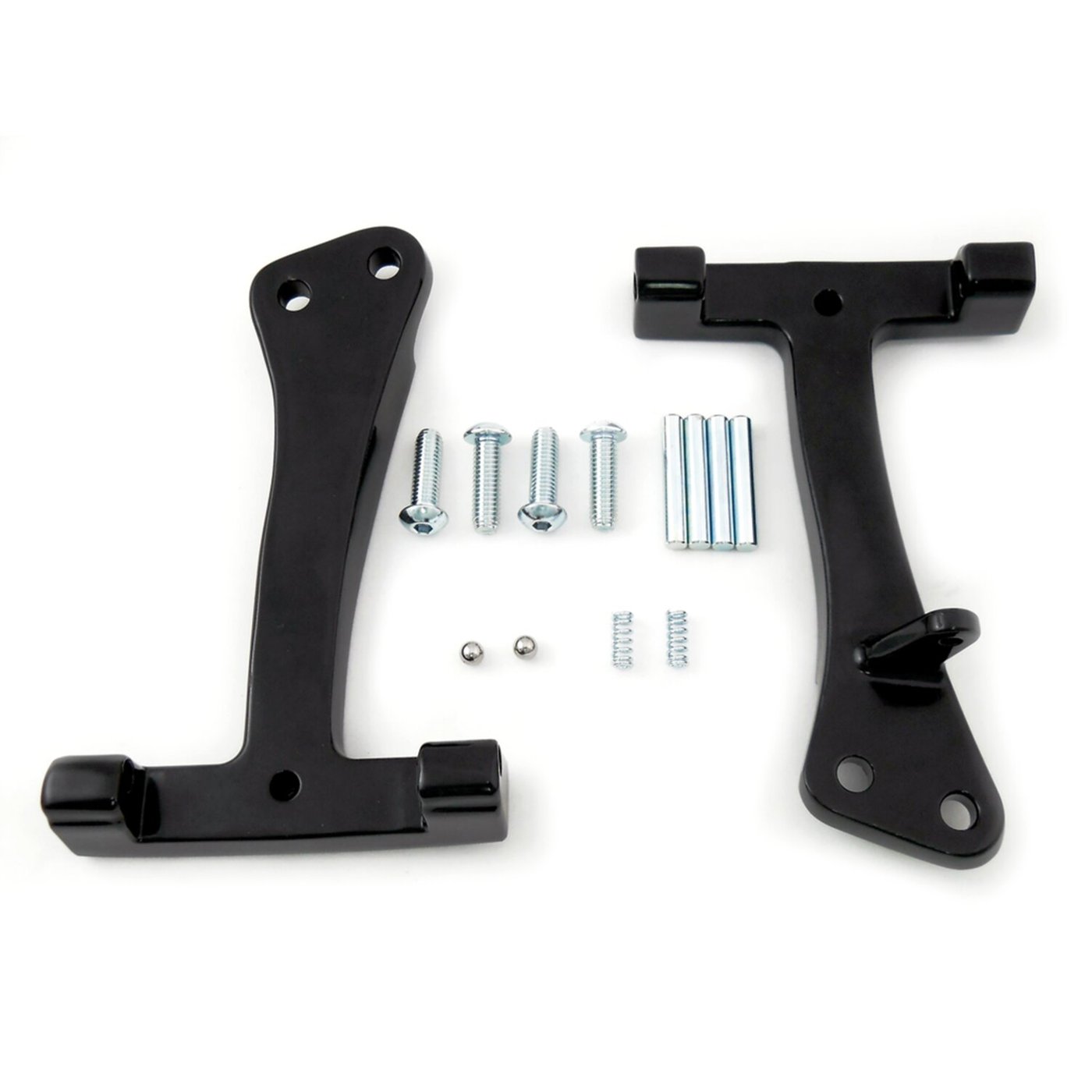 MCS Dyna passenger floorboard mount brackets. Black