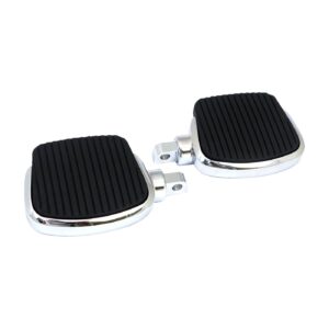 MCS Mini floorboard kit. 4" long. Chrome