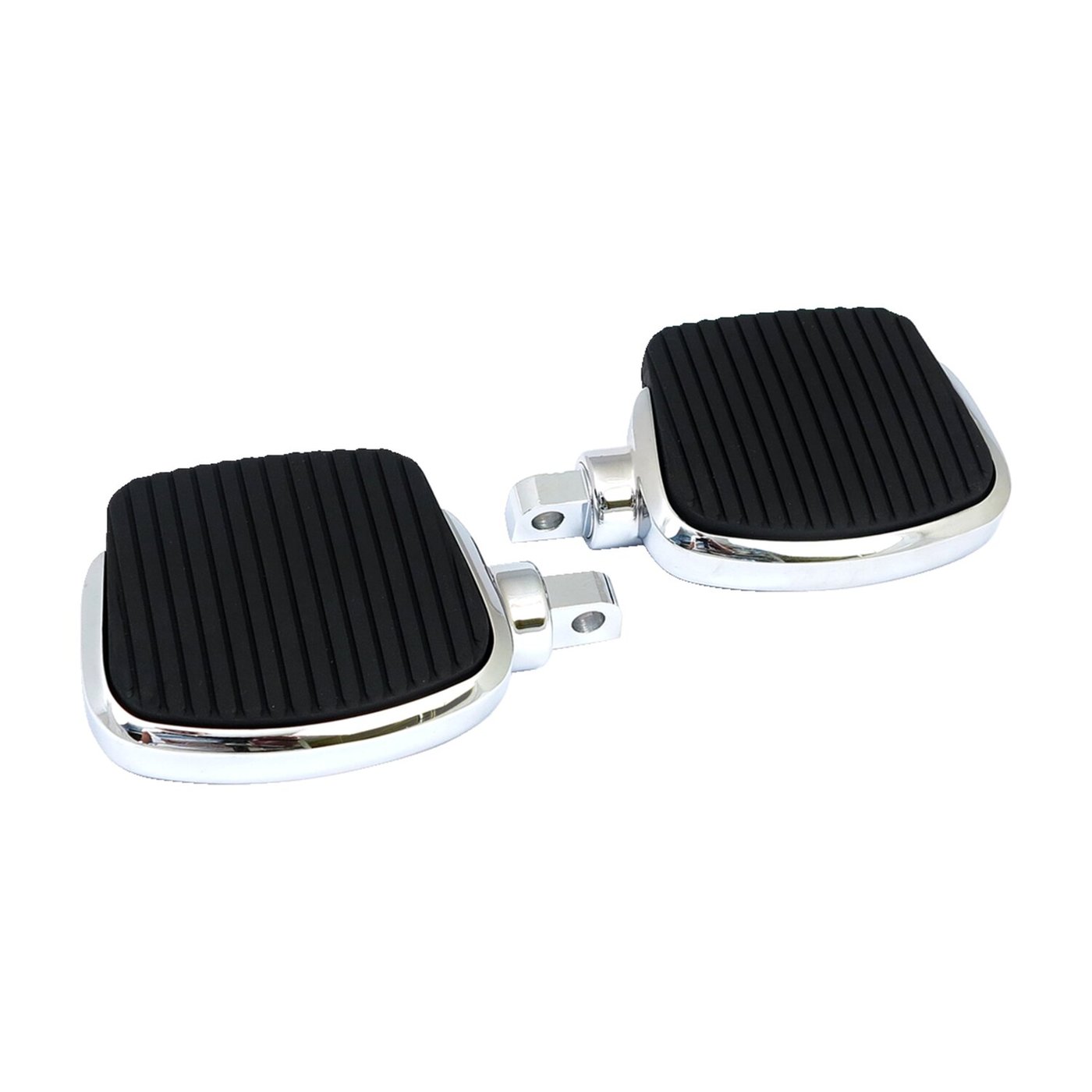 MCS Mini floorboard kit. 4" long. Chrome