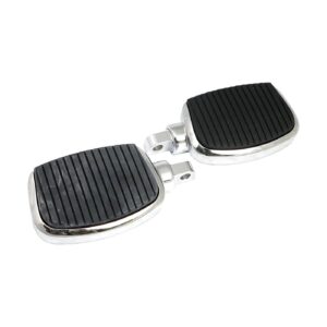 MCS Mini floorboard kit. 3" long. Chrome